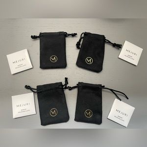 Mejuri Jewelry Pouch, Cleaning Cloth and Bag